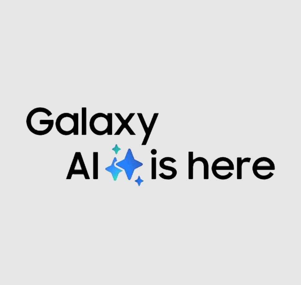 Text: "Galaxy Ai is here"