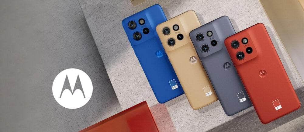 Motorola Smartphones sind zu sehen. Blogbeitrag Titelbild