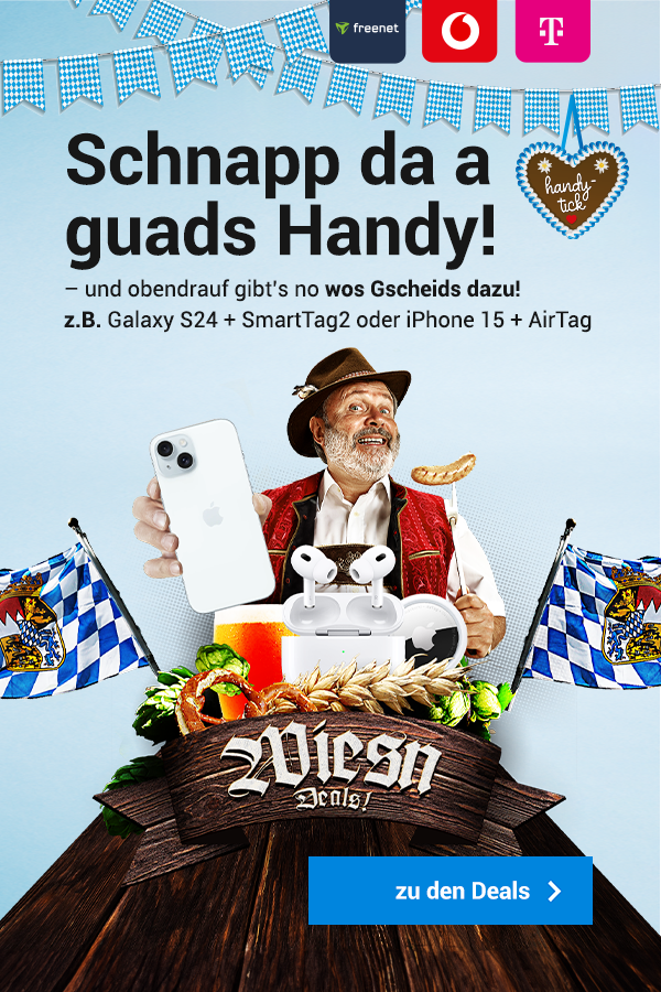 O'zapft is! Kauf di a Brezn und schnapp da a guads Handy! - tick der Woche