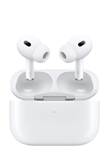 Apple AirPods Pro 2nd Gen mit kabellosem Magsafe Ladecase (USB-C) White, MTJV3LL/A, US-Ware