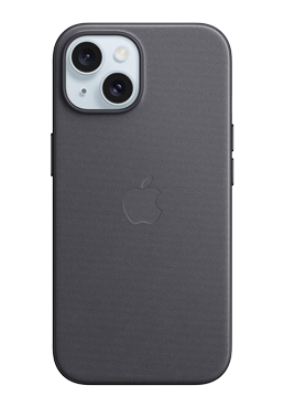 Apple FineWoven Case mit MagSafe Black, für iPhone 15, MT393ZM/A