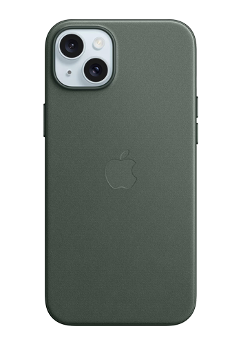Apple FineWoven Case with MagSafe Evergreen, for iPhone 15 Plus, MT4F3ZM/A