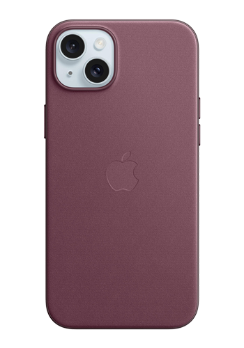 Apple FineWoven Case with MagSafe Mulberry, for iPhone 15 Plus, MT4A3ZM/A