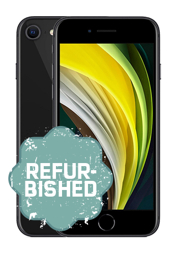 Apple iPhone SE (2020) 64GB, Black, refurbished mit Vertrag günstig kaufen