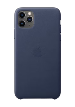 Apple Leather Case Midnight Blue, for iPhone 11 Pro Max, MX0G2ZM/A