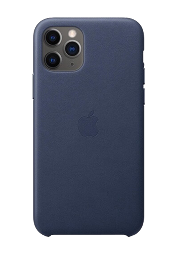 Apple Leather Case Midnight Blue, für iPhone 11 Pro, MWYG2ZM/A