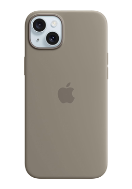Apple Silicone Case with MagSafe Clay, for iPhone 15 Plus, MT133ZM/A