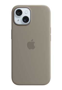 Apple Silicone Case with MagSafe Clay, für iPhone 15, MT0Q3ZM/A