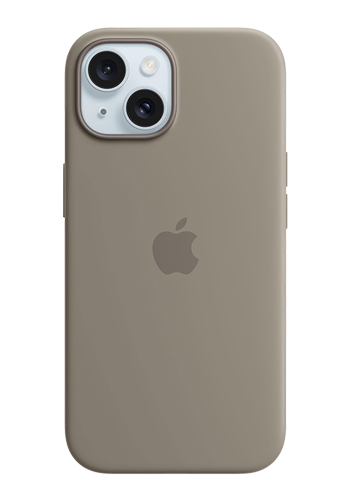 Apple Silicone Case with MagSafe Clay, für iPhone 15, MT0Q3ZM/A