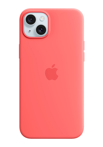 Apple Silicone Case with MagSafe Guave, for iPhone 15 Plus, MT163ZM/A