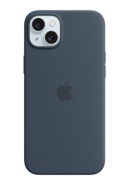 Apple Silicone Case with MagSafe Storm Blue, for Apple iPhone 15 Plus, MT123ZM/A