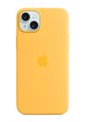 Apple Silicone Case with MagSafe Sunshine, for iPhone 15 Plus, MWNF3ZM/A