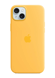 Apple Silicone Case with MagSafe Sunshine, for iPhone 15 Plus, MWNF3ZM/A
