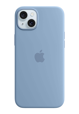 Apple Silicone Case with MagSafe Winter Blue, for iPhone 15 Plus, MT193ZM/A