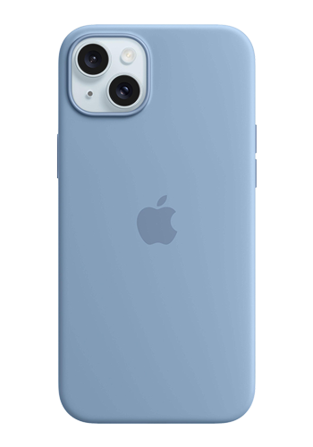Apple Silicone Case with MagSafe Winter Blue, for iPhone 15 Plus, MT193ZM/A