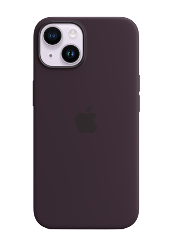 Apple Silikon Case with MagSafe Elderberry, für iPhone 14 Plus, MPT73ZM/A