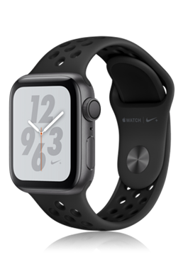 Apple Watch Nike Plus Series 4 Aluminium Space Grey Antracite Black Nike Sportband MU6J2FD A 40mm mit Vertrag gunstig kaufen