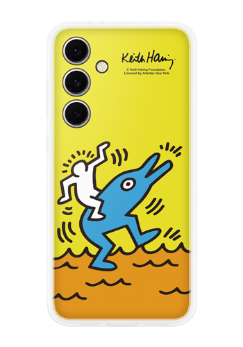 Samsung Flipsuit Case Smiley Yellow, für Samsung Galaxy S24 FE, EF-MS721CYEGWW