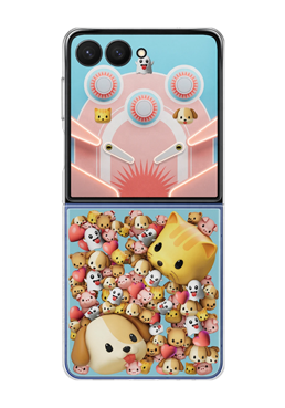 Samsung FlipSuit Case Transparent, für Samsung Galaxy Flip7, EF-ZF766CTEGWW