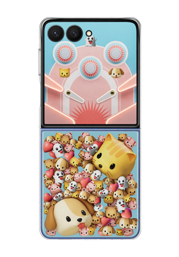 Samsung FlipSuit Case Transparent, für Samsung Galaxy Flip7, EF-ZF766CTEGWW