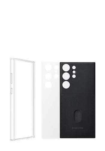 Samsung Frame Cover Black, für Samsung Galaxy S23 Ultra, EF-MS918CBEGWW