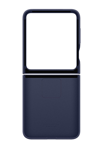 Samsung Silicone Case with Ring Navy Blue, für Samsung Galaxy Flip6 / Flip7 FE, EF-PF741TNEGWW