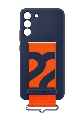 Samsung Silicone Cover with Strap Navy, für Samsung Galaxy S22+, EF-GS906TNEGWW, Retail