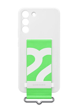 Samsung Silicone Cover with Strap White, für Samsung Galaxy S22+, EF-GS906TWEGWW, Retail
