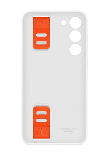 Samsung Silicone Grip Case White, für Samsung Galaxy S23 Plus, EF-GS916TWEGWW