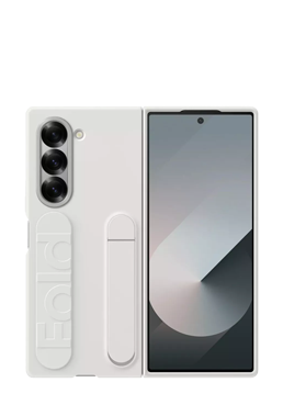 Samsung Silicone Stand Case with Strap White, für Samsung Galaxy Fold6, EF-MF956TW