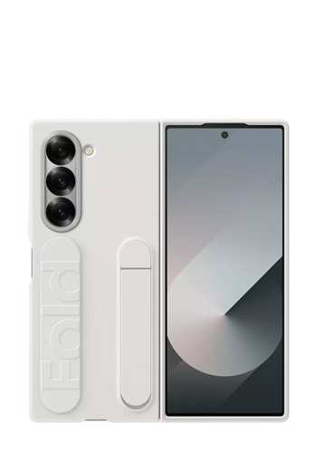 Samsung Silicone Stand Case with Strap White, für Samsung Galaxy Fold6, EF-MF956TW