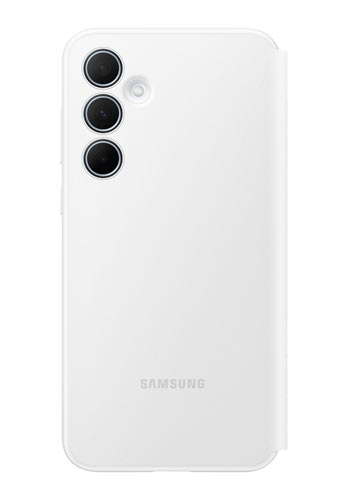 Samsung Smart View Wallet Cover White, für Galaxy A35, EF-ZA356CWEGWW
