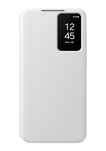 Samsung Smart View Wallet Cover White, für Galaxy S24 Plus, EF-ZS926CWEGWW