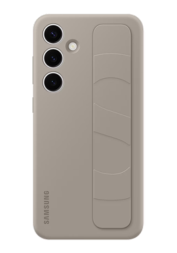 Samsung Standing Grip Case Taupe, für Galaxy S24+, EF-GS926CUEGWW
