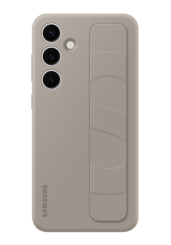 Samsung Standing Grip Case Taupe, für Galaxy S24+, EF-GS926CUEGWW