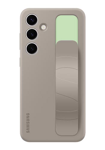 Samsung Standing Grip Case Taupe, für Galaxy S24+, EF-GS926CUEGWW
