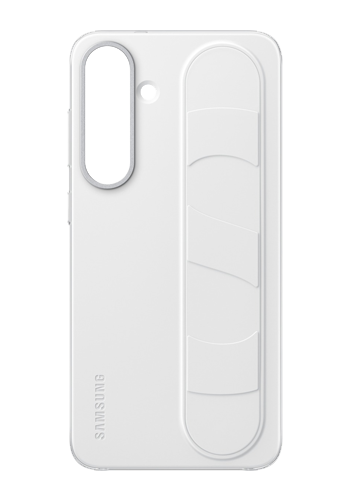 Samsung Standing Grip Case White, für Galaxy S25+, EF-GS936CWEGWW