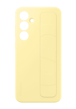 Samsung Standing Grip Case Yellow, für Galaxy S24 FE, EF-GS721CYEGWW