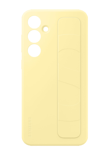 Samsung Standing Grip Case Yellow, für Galaxy S24 FE, EF-GS721CYEGWW
