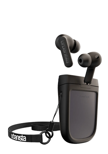 Urbanista Phoenix Solar Powered In Ear Bluetooth Kopfhörer Midnight Black, Universal